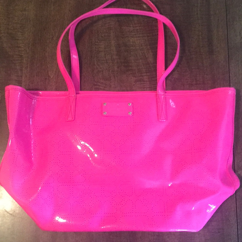 Kate ♠️ tote bright pink